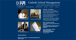 Desktop Screenshot of catholicschoolmgmt.com